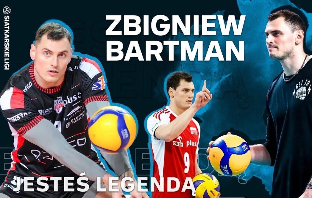 Zbigniew Bartman: dynamiczne ujęcie łączące jego siatkarską przeszłość z zaangażowaniem w sporty walki.